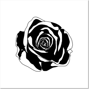 Contrast Rose Posters and Art